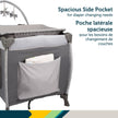 Safety 1st Amherst Baby Playard – 3-in-1 Travel-Ready Playard, Bassinet & Changer with Storage, Toy Bar – for Newborn to Toddler – Stardust 🍁 All In One Marketplace Canada