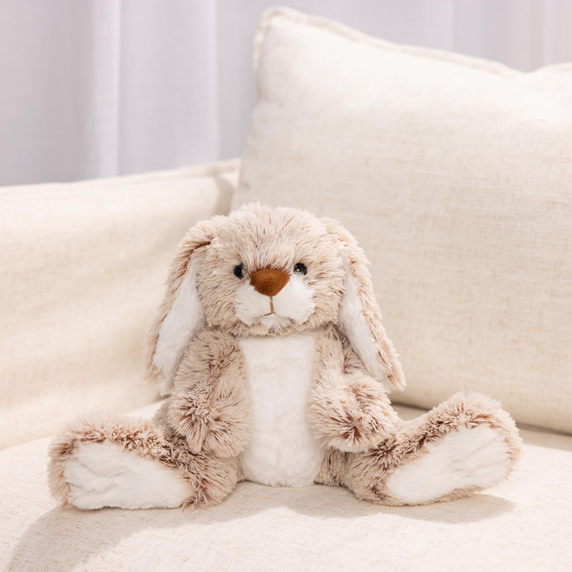 Melissa & Doug Burrow Bunny Stuffed Animal Plushie with Big Feet, Floppy Ears & Fluffy Tail, Adorable Pretend Play Toddler Toys for Girls & Boys 3+ 🍁 All In One Marketplace Canada