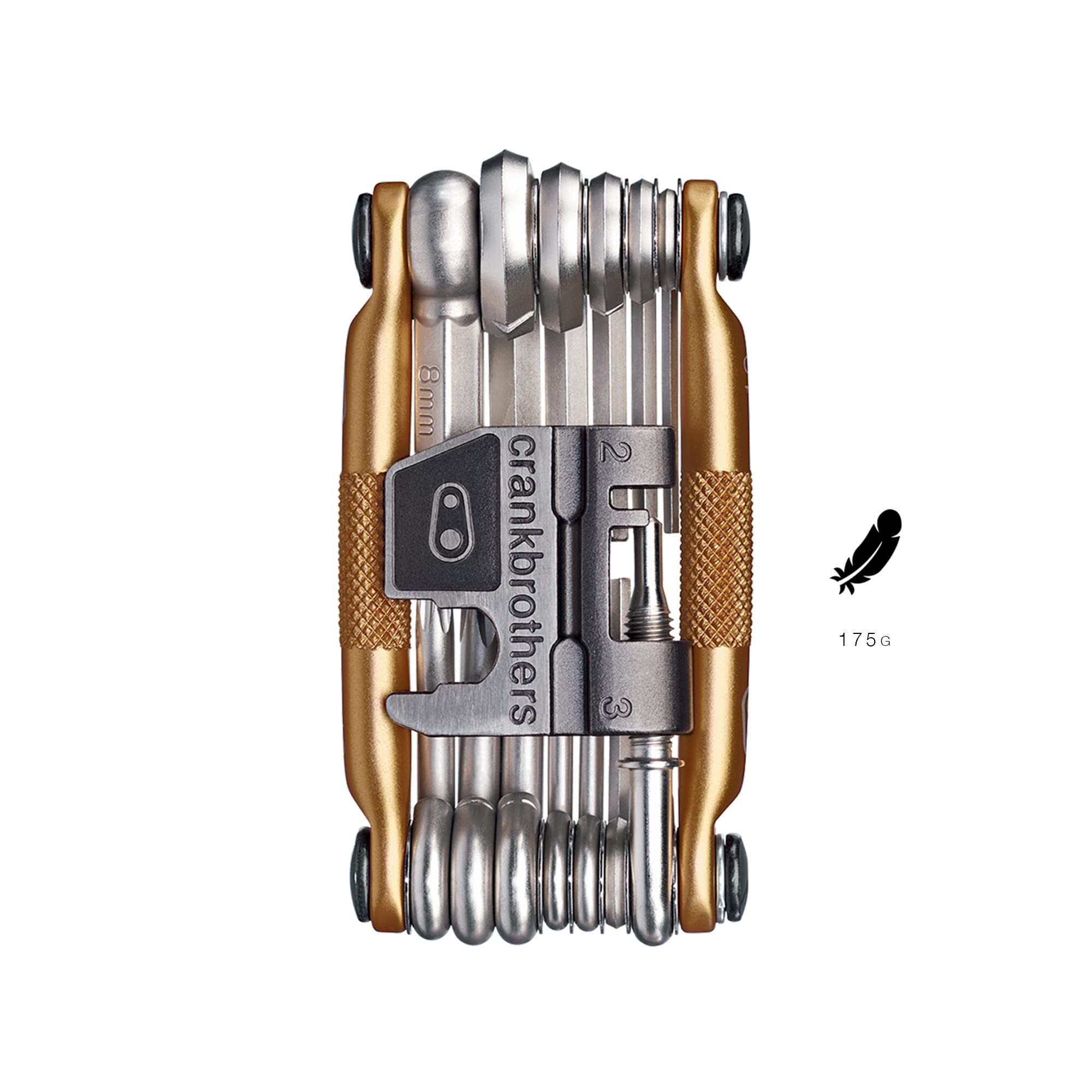Crank Brothers Multi Bicycle Tool (19-Function, Gold) 🍁 All In One Marketplace Canada