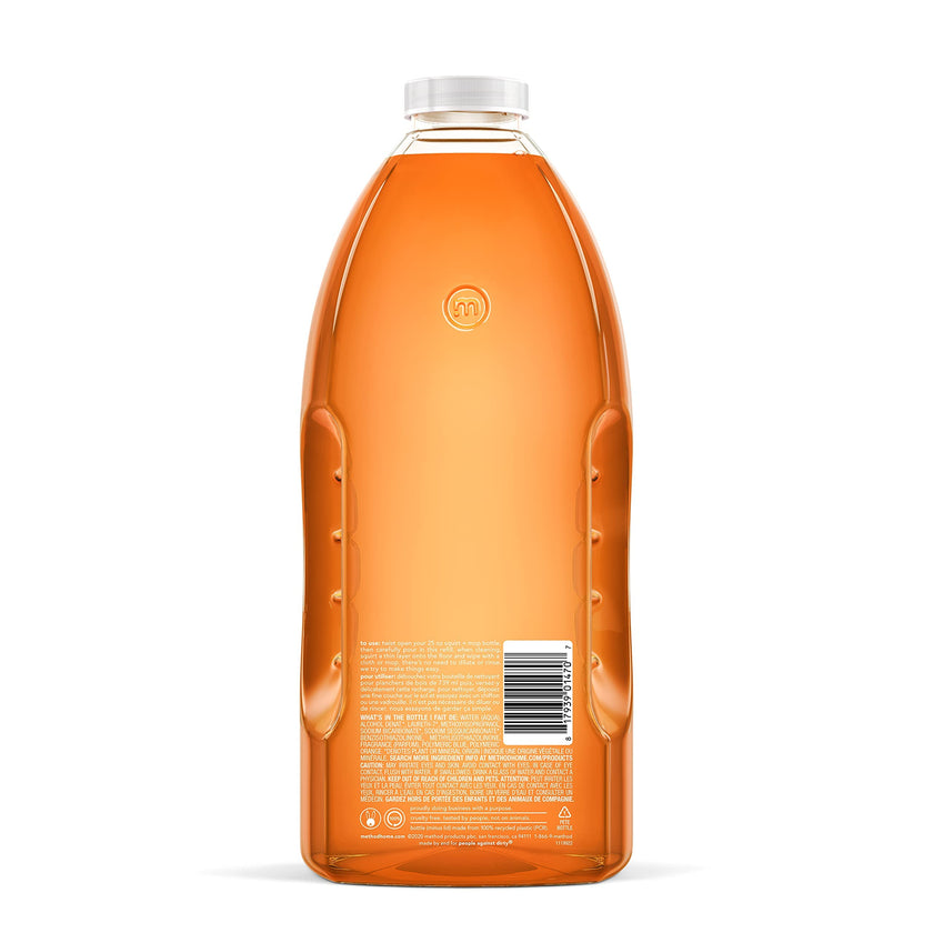 Method Hardwood Floor Cleaner, Squirt + Mop Refill, Use as Laminate or Sealed Wood Floor Cleaner, Almond Scent, 2 Liter Bottle, 1 Pack, Packaging May Vary 🍁 All In One Marketplace Canada