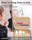 HOTOR Travel Toiletry Bag for Women - Spacious Toiletry Bag for Men, Waterproof Makeup Bag with Hanging Hook and Multiple Pockets, Travel Accessories, Travel Essentials, Black, Medium 🍁 All In One Marketplace Canada