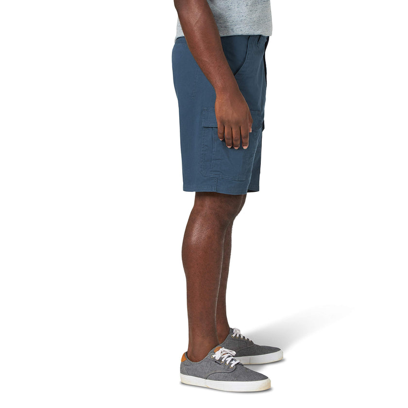 Wrangler Authentics Men's Classic Cargo Stretch Short, Midnight Blue, 36 🍁 All In One Marketplace Canada