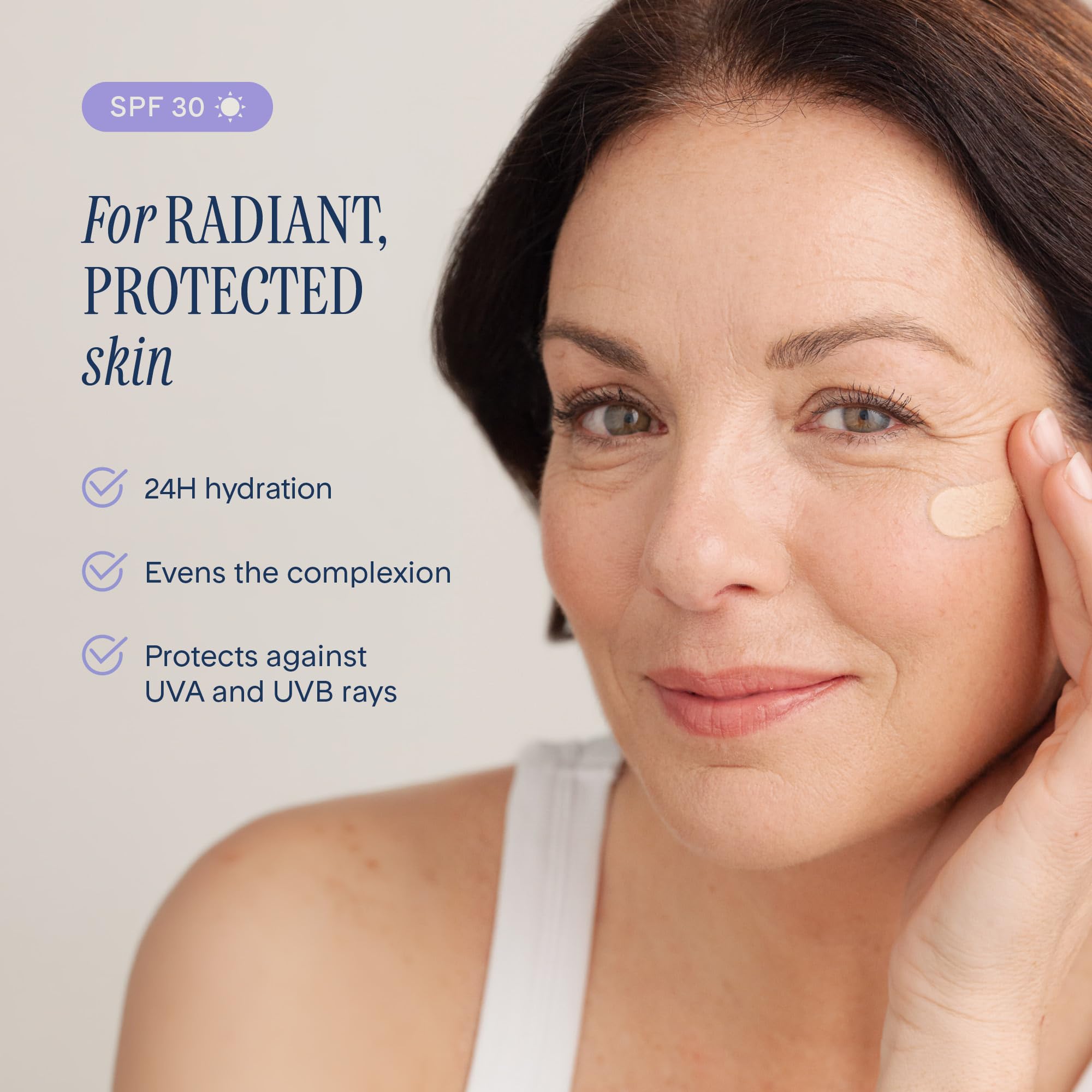 Marcelle Sheer Tint Moisturizer SPF 30, Porcelain, with Hyaluronic Acid and Aloe, Hypoallergenic, Non-Comedogenic, Fragrance-Free, Paraben-Free, Oil-Free, 40 mL 🍁 All In One Marketplace Canada