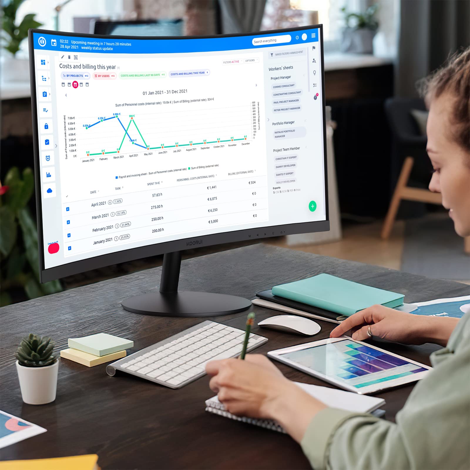 KOORUI 24 Inch FHD 1500R Curved Computer Monitor 🍁 All In One Marketplace Canada