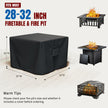 SHINESTAR Fire Pit Cover Square 32