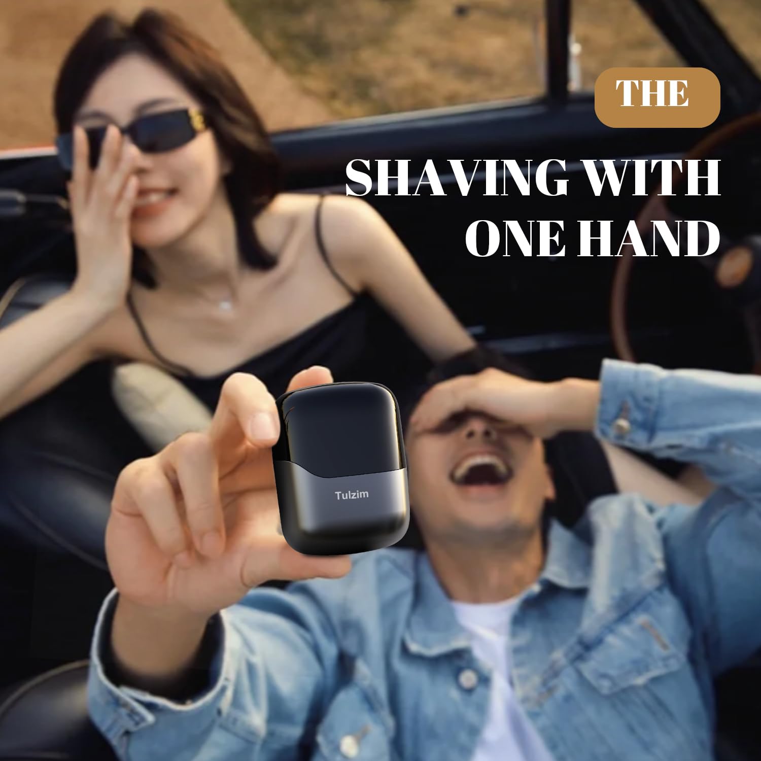 Tulzim Electric Foil shaver For Men: Portable electric razor for Beard/Face - 𝟑 𝐅𝐥𝐨𝐚𝐭𝐢𝐧𝐠 𝐁𝐥𝐚𝐝𝐞 LED Display USB-C Fast Rechargeable - 𝐈𝐏𝐗𝟕 𝐖𝐚𝐭𝐞𝐫𝐩𝐫𝐨𝐨𝐟 for Travel & Home - Light grey 🍁 All In One Marketplace Canada