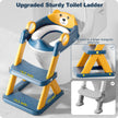 Rabb 1st Potty Training Seat, Upgrade Toddler Toilet Seat for Kids Boys Girls, 2 in 1 Potty Training Toilet for Kids, Splash Guard Anti-Slip Pad Step Stool(Blueyellow) 🍁 All In One Marketplace Canada