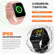 Smart Watch for Women Men - Answer/Make Call, Fitness Tracker Smartwatch for Android iPhone Compatible, Sleep Female Cycle, 120+ Sports Modes Step Counter (Classic, Pink, 1.83) 🍁 All In One Marketplace Canada