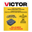 Victor Fast-Kill Refillable Mouse Poison Bait Station - Mouse Poisoning Bait - Mice Poisoning Station - Reusable Rodent Bait Stations 🍁 All In One Marketplace Canada