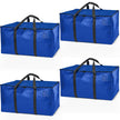 ClearSpace Heavy Duty Storage Bag - Large Moving Boxes with Backpack Straps, Zippers & Handles - Perfect for Traveling, Camping, Christmas Decorations, 4 Pack 🍁 All In One Marketplace Canada