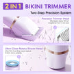 VG VOGCREST Bikini Trimmer for Women: 2-in-1 Painless Body Shaver for Underarm Leg Arm - Portable Travel Friendly Pubic Grooming Kit - Rechargeable Electric Razor with Charging Dock 🍁 All In One Marketplace Canada