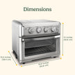 Cuisinart Air Fryer + Convection Toaster Oven, Stainless Steel (TOA-60C) 🍁 All In One Marketplace Canada