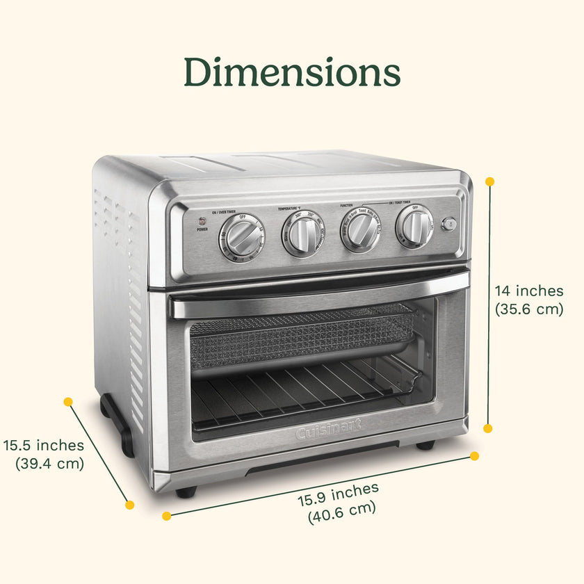 Cuisinart Air Fryer + Convection Toaster Oven, Stainless Steel (TOA-60C) 🍁 All In One Marketplace Canada