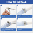 Hose Clamps, Small Worm Gear Hose Clamp Kit, Stainless Steel Worm Gear Hose Clamps for Radiator, Heater, 1 inch, 3/8 inch, 1/2 inch, 1/4 inch, 40 pcs 🍁 All In One Marketplace Canada