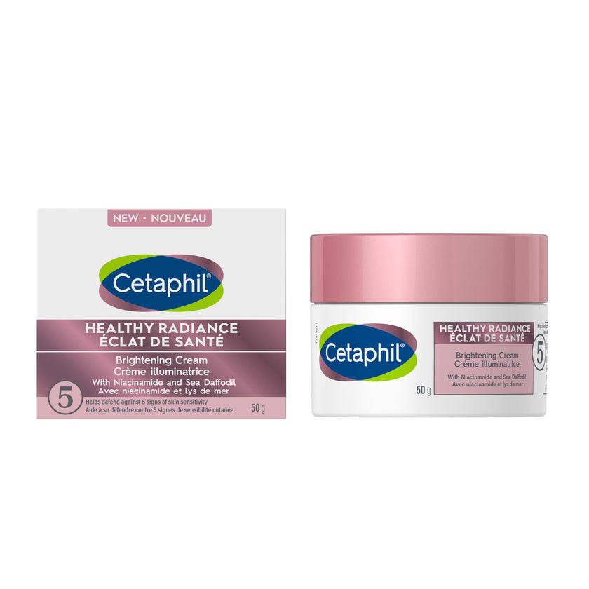 Cetaphil Healthy Radiance Brightening Face Cream for Women, Niacinamide Moisturizer for Dark Spots, Even Skin Tone, Dermatologist Recommended, 50g 🍁 All In One Marketplace Canada