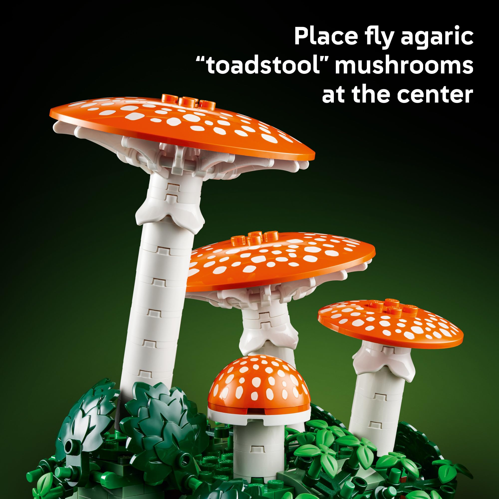 LEGO Botanicals Woodland Mushrooms - Building Set for Adults, Ages 18+ - Mushroom Decor for Home Office, Desk - Gifts for Women & Men - Craft Activity - 11505 🍁 All In One Marketplace Canada