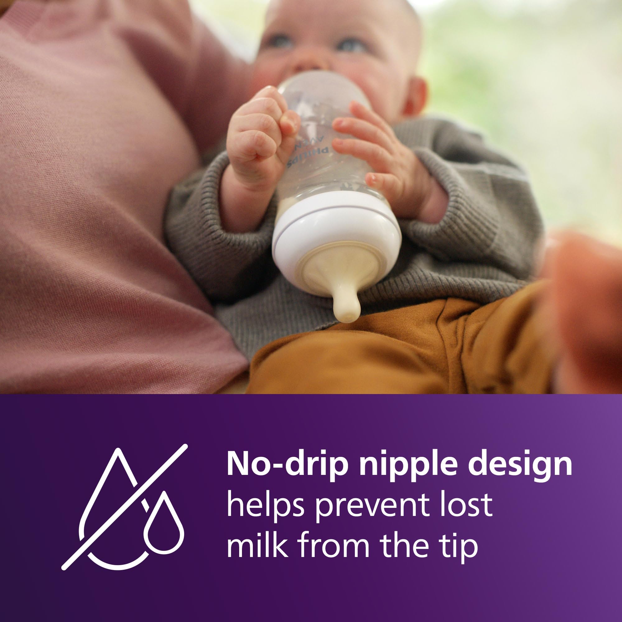 Philips Avent Natural Baby Bottles with Natural Response Nipples (Medium Flow, Flow 3), 9oz, 3-pack, SCY903/03 🍁 All In One Marketplace Canada
