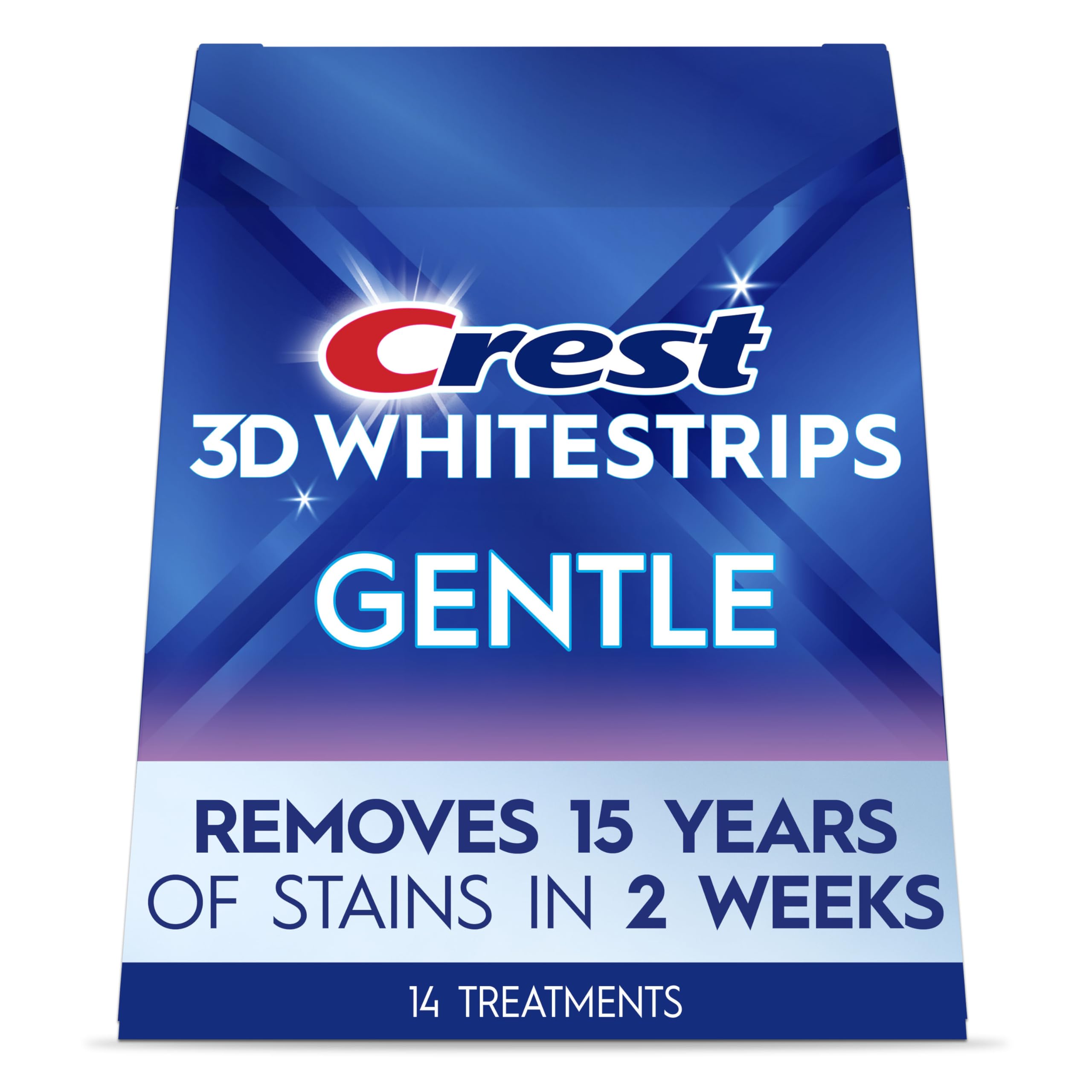 Crest 3D Whitestrips Gentle At-home Teeth Whitening Kit, 14 Treatments, Gently Removes 15 Years of Stains 🍁 All In One Marketplace Canada