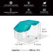 Starfrit LocknLock Plastic Pantry Container with Wheels - 406oz/12L - Airtight - 4-Sided Locking Flip-Top Lid 🍁 All In One Marketplace Canada