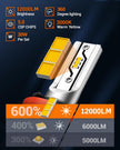 SEALIGHT H11 LED Fog Light Bulbs Yellow, 600% Brightness 12000LM H8 H9 H16 Fog lamp Lights or Daytime Running Lamp, 3000K Golden Yellow, Pack of 2 🍁 All In One Marketplace Canada