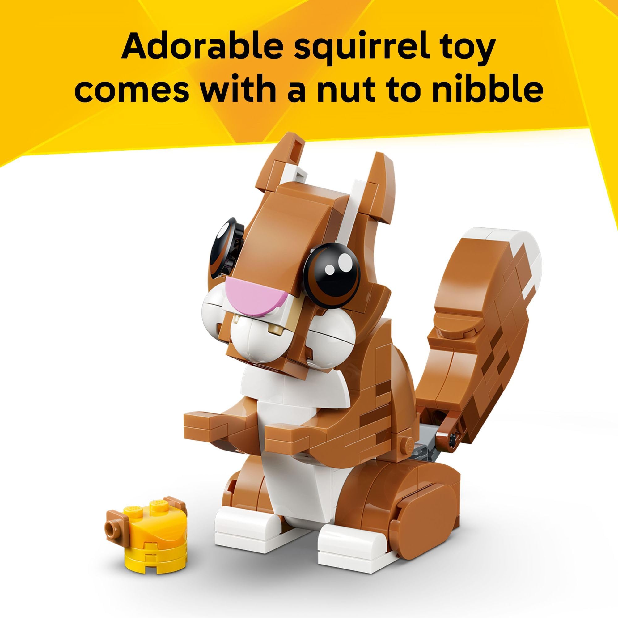LEGO Creator 3 in 1 Cute Animals: Playful Puppy Dog Building Toy for Girls & Boys - Build a Pretend Play Dog, Squirrel, or Duck Toy - Gift Idea for Kids, Ages 8+ - 31382 🍁 All In One Marketplace Canada