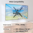 MOUNTUP TV Wall Mounts for Most 26-60 Inches TVs, Full Motion TV Bracket with Swivel and Extension, Articulating Arms, Tilt, Leveling, Single Stud Design, Max VESA 400x400mm up to 77lbs, MU0009 🍁 All In One Marketplace Canada