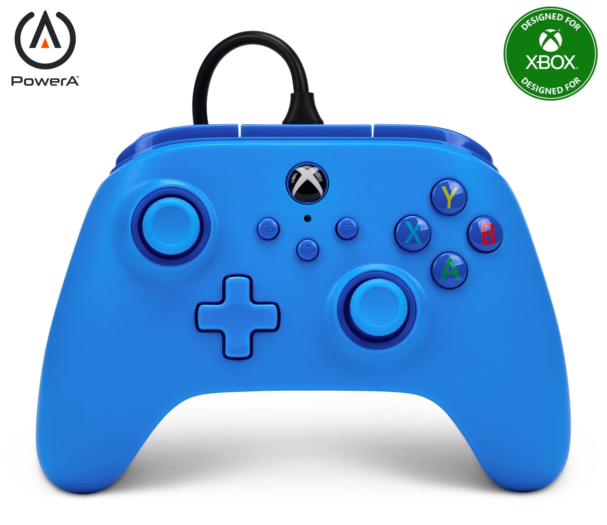 PowerA Wired Controller for Xbox Series X|S - Blue, gamepad, video game/gaming controller, works with Xbox One, Officially Licensed 🍁 All In One Marketplace Canada