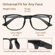 Gaoye Blue Light Blocking Glasses, Fashion Square Fake Nerd Eyewear Anti UV Ray Computer Gaming Eyeglasses Women/Men 🍁 All In One Marketplace Canada