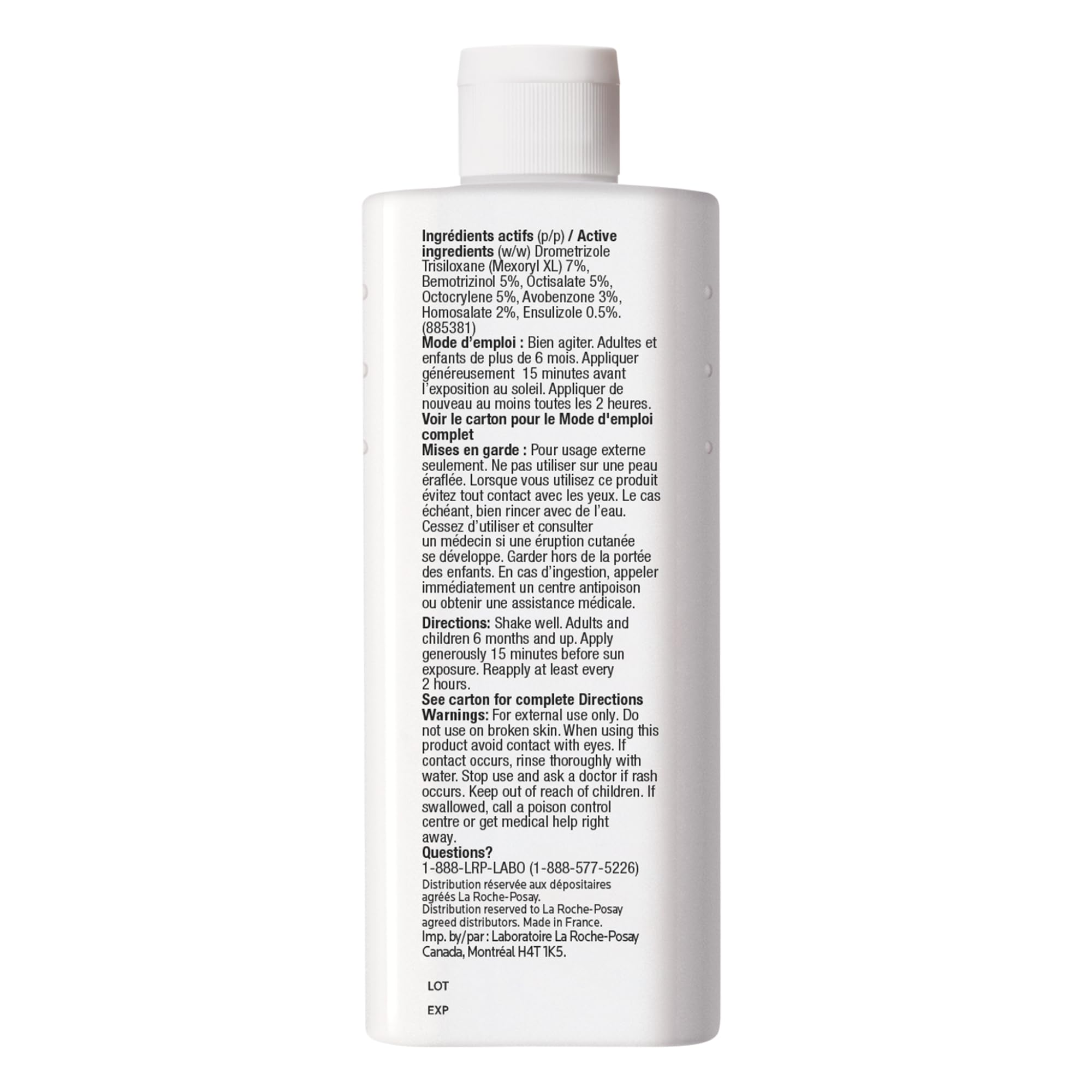 La Roche-Posay Anthelios Ultra Fluid Body Sunscreen Broad Spectrum SPF 50+, Reef Safe, Non-Greasy Matte Finish, 80 Min Water & Sweat Resistant, Fragrance Free, Dermatologist Recommended, 125ML 🍁 All In One Marketplace Canada