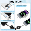MoKo Anti-theft Phone Tether, Phone Lanyard Retractable Steel Line Cellphone Strap with Locking Carabiner and Metal 360° Tether Tab for Outdoor Skiing Hiking Climbing Fishing, Black 🍁 All In One Marketplace Canada