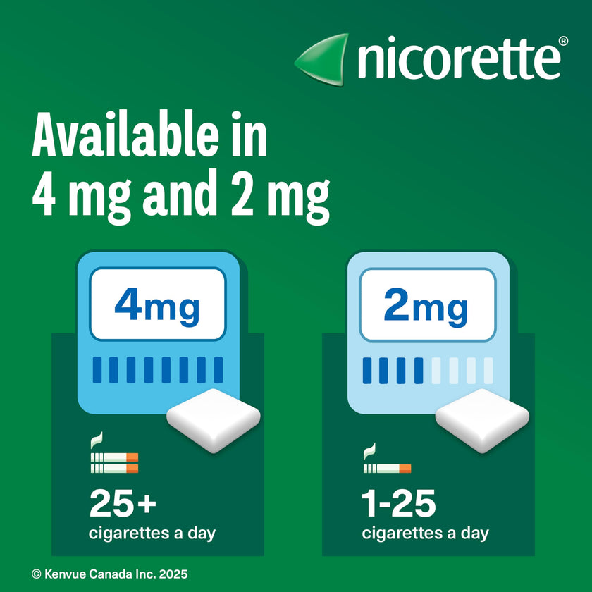Nicorette 2mg Nicotine Gum, Fruit – Quit Smoking Aid with Fast Craving & Withdrawal Relief, Nicotine Replacement Therapy (NRT), 210 Pieces (Value Size) 🍁 All In One Marketplace Canada
