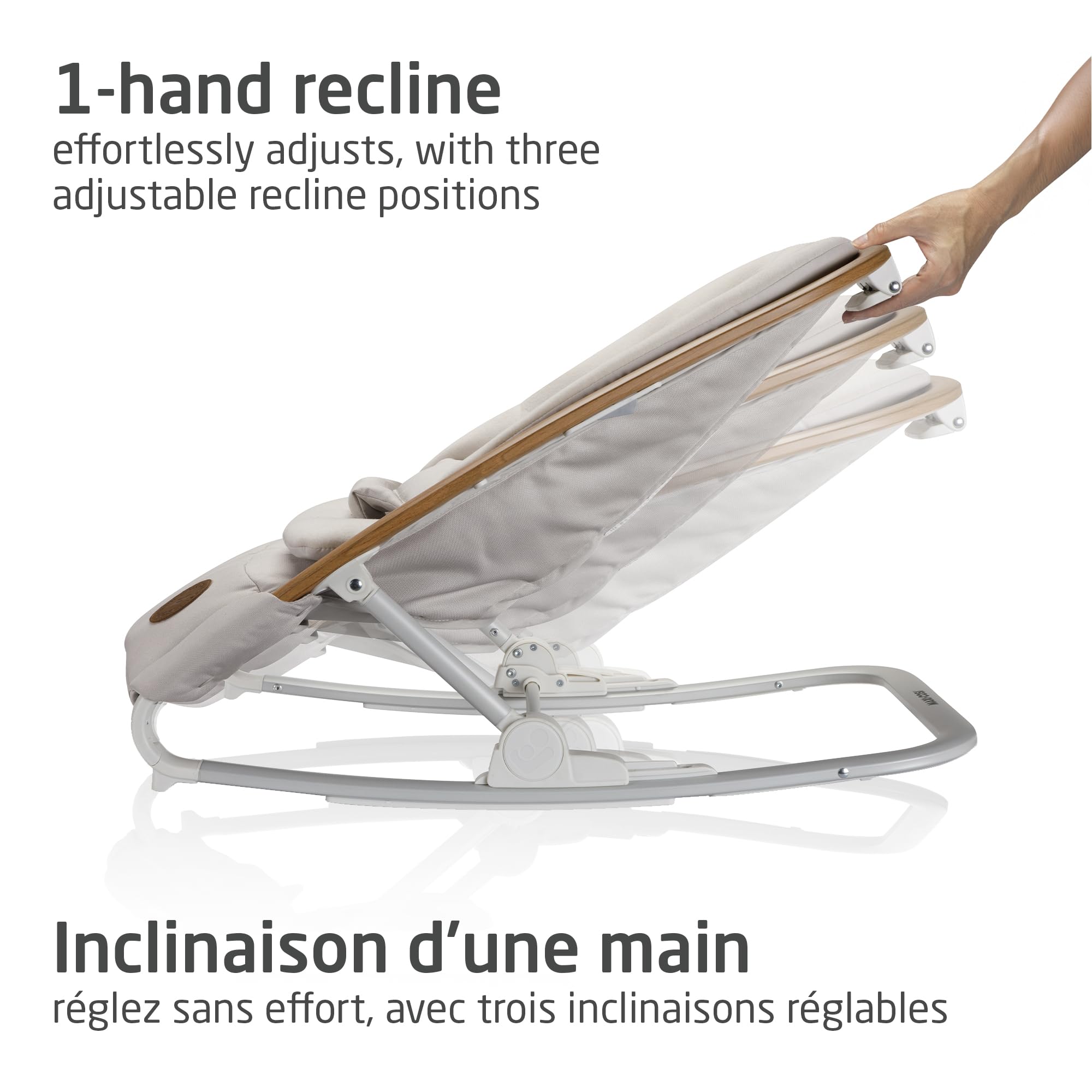 Maxi-Cosi 2-in-1 Kori Rocker, folds flat, travel, washable fabrics, Sand Horizon 🍁 All In One Marketplace Canada