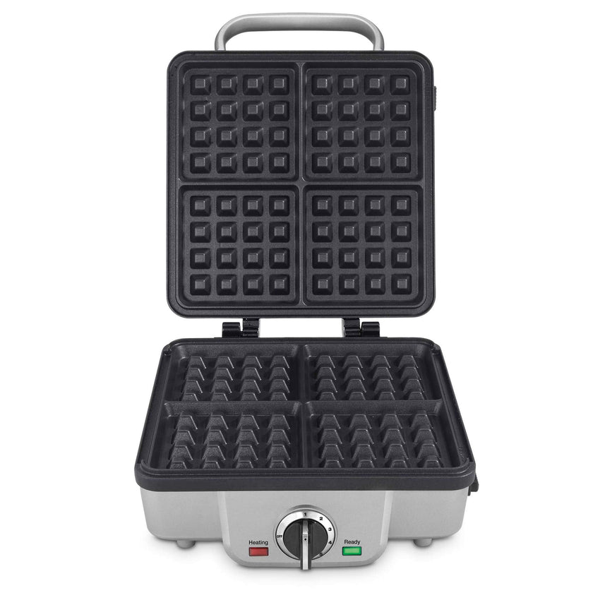 Cuisinart Belgian Waffle Maker with Pancake Plate, Non-Stick Removable Plates, Silver, WAF-350C 🍁 All In One Marketplace Canada