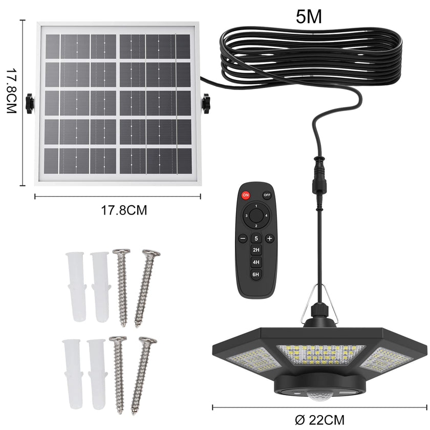ICOFRU Solar Shed Lights Indoor Outdoor Motion Sensing 5 Lighting Modes 🍁 All In One Marketplace Canada