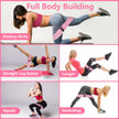 CFX Resistance Bands 3 Sets, Premium Exercise Loops with Non-Slip Design for Hips & Glutes, 3 Resistance Level Workout Booty Bands for Women and Men 🍁 All In One Marketplace Canada
