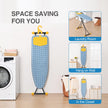 APEXCHASER Ironing Board with Iron Rest, Compact and Space Saver Iron Board, Extra Thick Cover, Height Adjustable, Wall Mount & Closet Hanger 13x43 Yellow 🍁 All In One Marketplace Canada