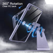 JETech Rotating Case ONLY for iPad Air 11-Inch M4/M3/M2 (2026/2025/2024), iPad Air 5/4 (2022/2020 5th/4th Generation 10.9-Inch), 360 Degree Rotation Protective Stand Cover Clear Back (Purple) 🍁 All In One Marketplace Canada