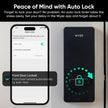 Wyze Auto-Lock Bolt v2, Fingerprint Keyless Entry Smart Lock, AI Learning Scanner with Wi-Fi Front Door Lock Deadbolt, Auto-Lock, 8 Months Battery, BHMA2, IP53, Anti-Peep Keypad, Backup Keys 🍁 All In One Marketplace Canada