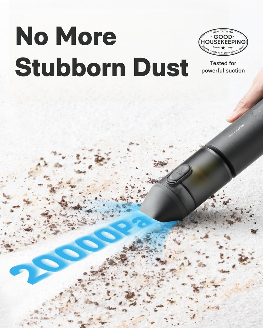 HOTO Handheld Car Vacuum Cleaner Cordless, 4-in-1 Portable Mini Vacuum with 20000Pa Strong Suction, Electric Compressed Air Duster Blower for Car, Desk, Computer, Keyboard, Home, Office Cleaning 🍁 All In One Marketplace Canada