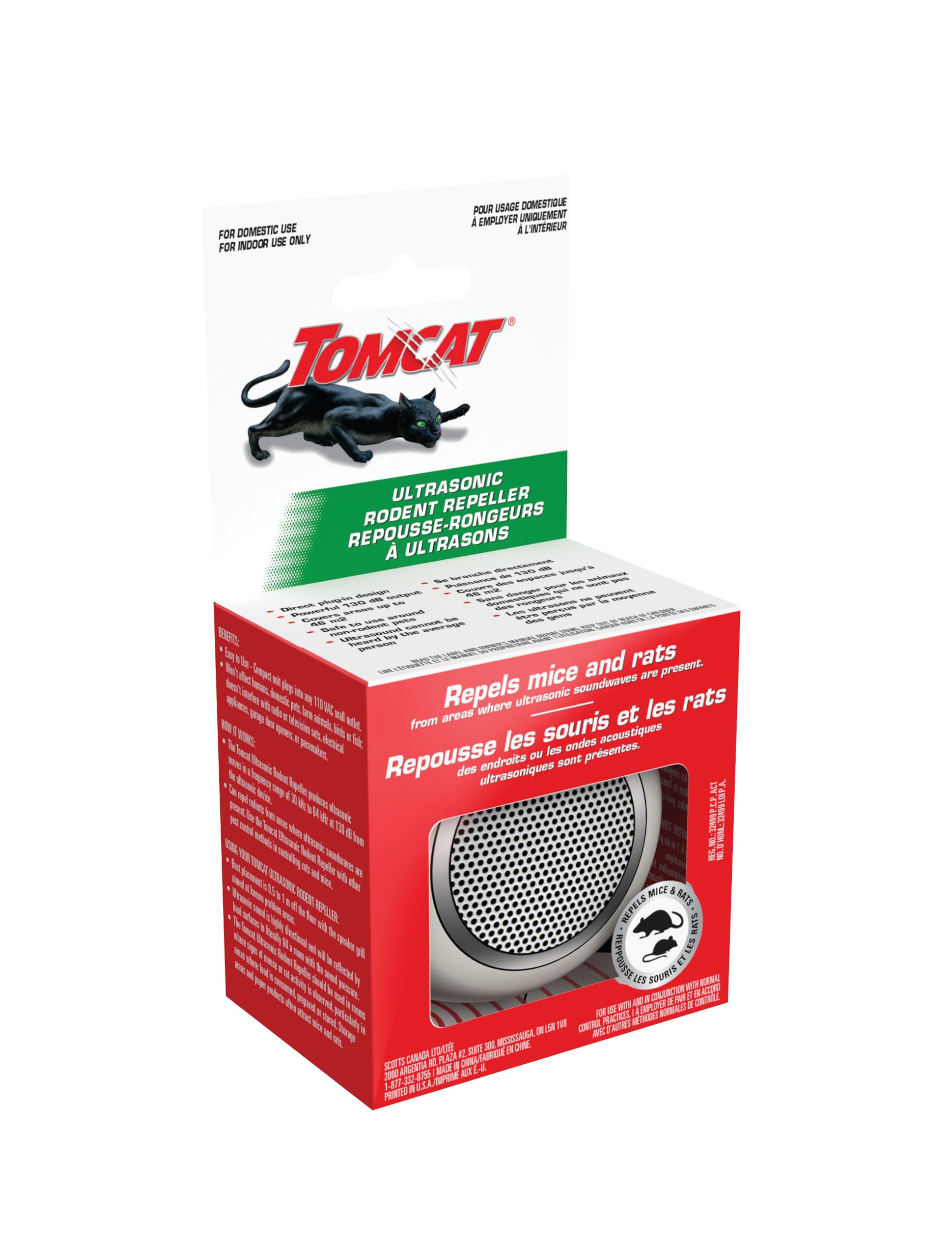Tomcat Ultrasonic Rodent Repeller (Unit) 🍁 All In One Marketplace Canada