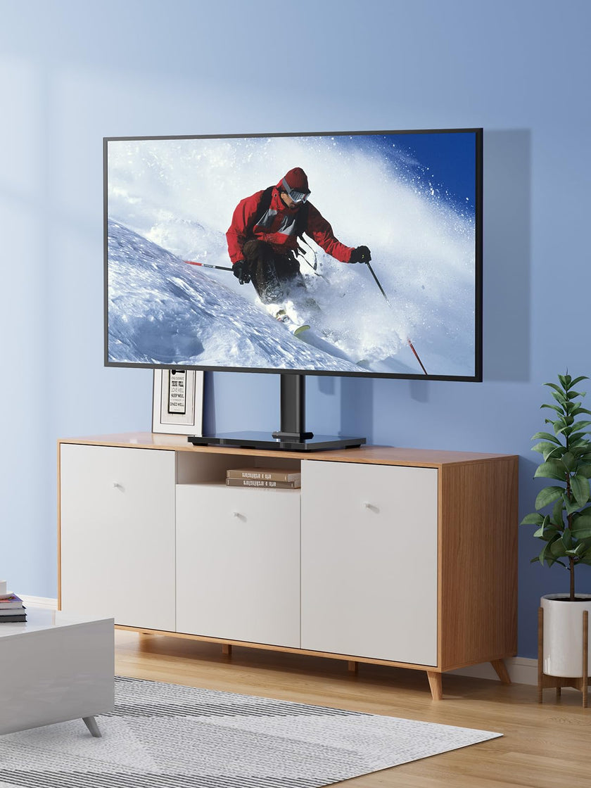 PERLESMITH Universal TV Stand Legs for 32-70 inch TVs, Table Top TV Stand up to 99 lbs, Height Adjustable Television TV Mount, Universal TV Base for Livingroom & Bedroom, VESA 400x400mm PSTVS04 🍁 All In One Marketplace Canada