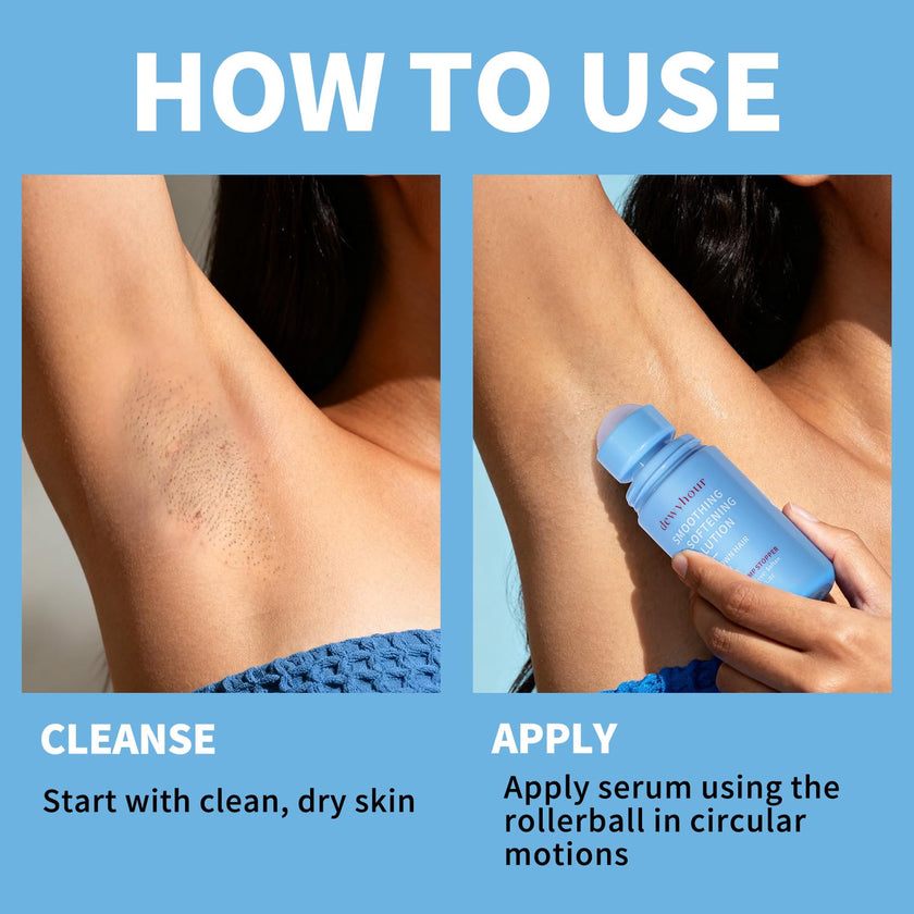 dewyhour Ingrown Hair & After Shave Soothing Serum – Soothes Razor Irritation, Targets Dark Spots, Helps With Razor Bumps for Face, Underarms, Neck & Bikini Area. Korean Skincare Roll-On for Men & Women 🍁 All In One Marketplace Canada