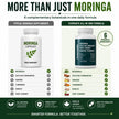 ALL-IN-ONE Moringa 8000 mg with Ceylon Cinnamon 4000 mg, Tart Cherry, Turmeric, Ginger & Garlic (Per Serving: 2 Capsules) – Antioxidant, Detox, Energy & Metabolic Support – Made in Canada 🍁 All In One Marketplace Canada