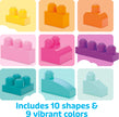 MEGA BLOKS First Builders Toddler Blocks Toys Set, Big Building Bag Collection with 80 Pieces and Storage, Pink, Ages 1+ Years 🍁 All In One Marketplace Canada