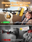 LISEN for iPad Tablet Holder for Car [3 in 1] Car Accessories iPad Holder Mount Back Seat for Car Headrest Video Kids Long Road Trip Car Essentials for 4.7-11