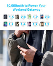 Anker Power Bank(PowerCore 10K),Compact Travel-Ready 10,000mAh Battery Pack with PowerIQ Charging Technology,5V/3A High-Speed Charging for iPhone,iPad,and More (USB-C Input and Output（Black），1pack) 🍁 All In One Marketplace Canada