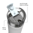 Bubba 24 oz Dualsip Water Bottle with Straw & 2-Way Lid | Leakproof Metal Tumbler | Insulated Stainless Steel | Reusable | Lightweight | Dishwasher Safe | Lead & BPA-Free | Fresh Kicks 🍁 All In One Marketplace Canada