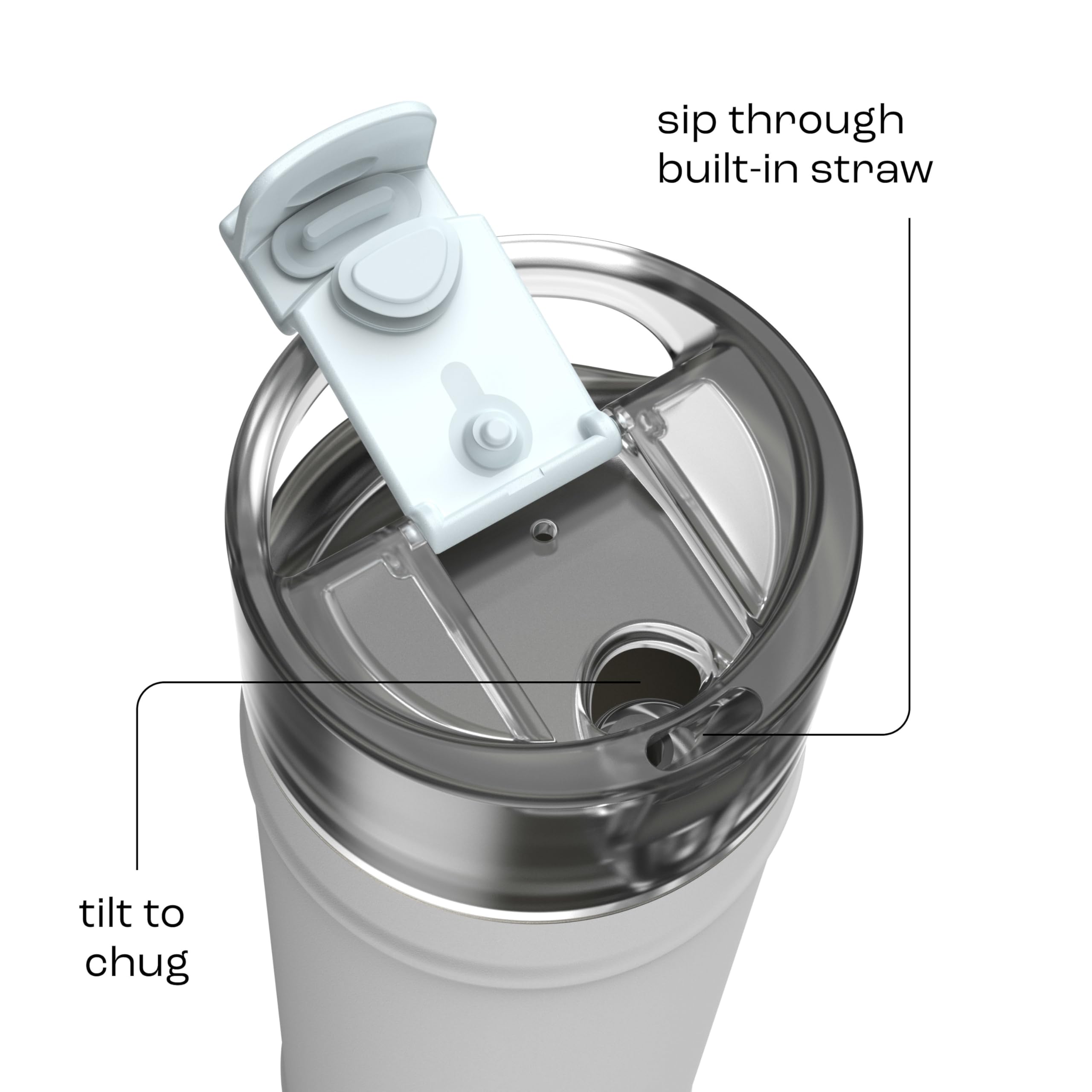 Bubba 24 oz Dualsip Water Bottle with Straw & 2-Way Lid | Leakproof Metal Tumbler | Insulated Stainless Steel | Reusable | Lightweight | Dishwasher Safe | Lead & BPA-Free | Fresh Kicks 🍁 All In One Marketplace Canada
