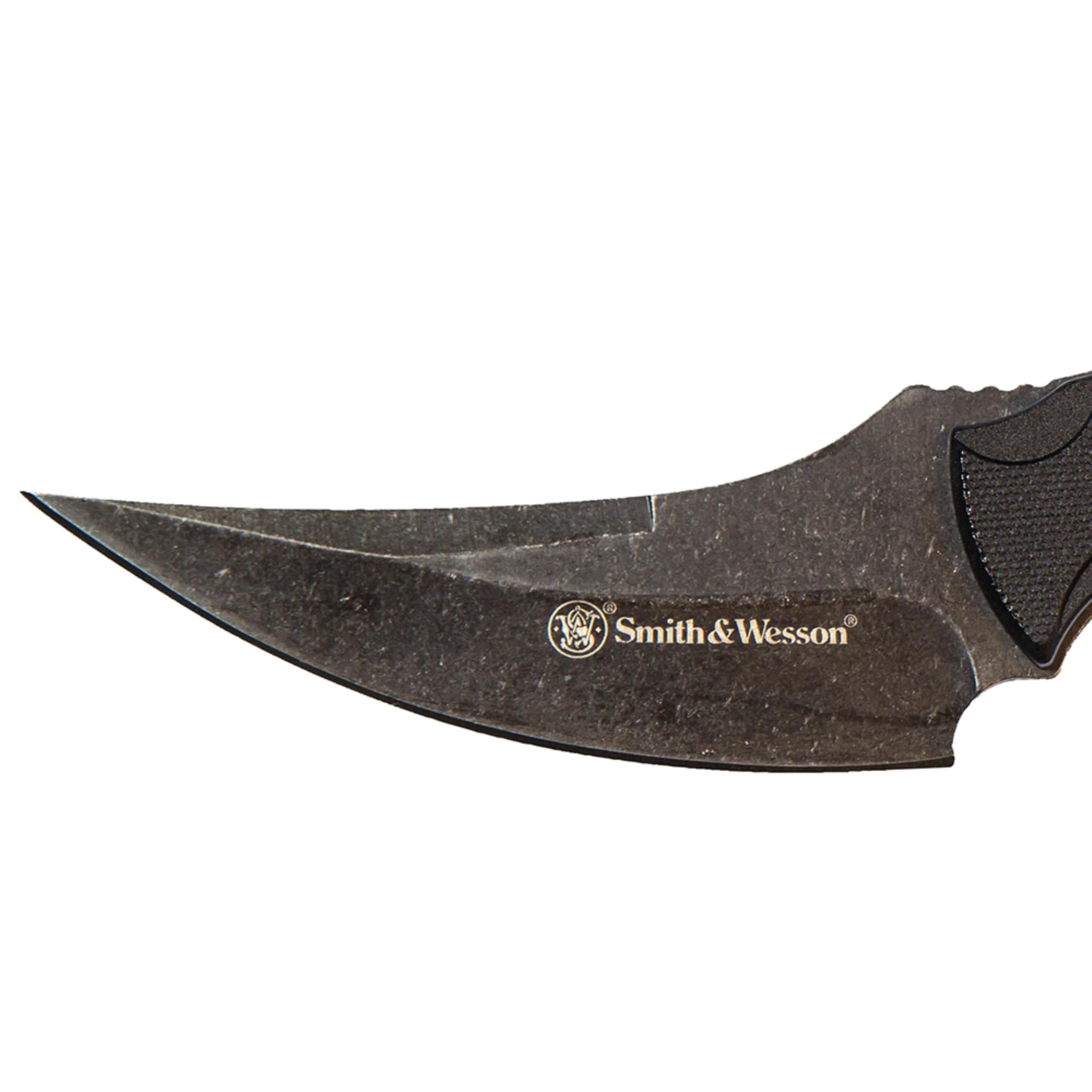 Smith & Wesson SW995 8.5in High Carbon S.S. Full Tang Karambit Knife with a 3.75in Clip Point Blade and Nylon Handle for Outdoor, Tactical, Survival and EDC 🍁 All In One Marketplace Canada