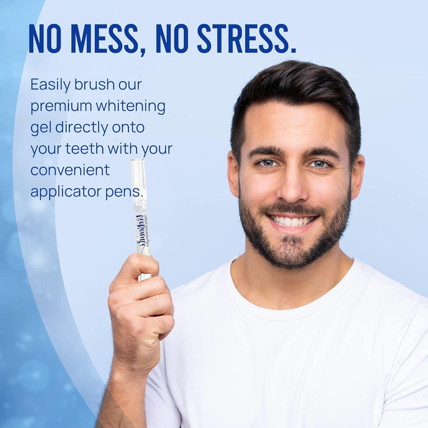VieBeauti Teeth Whitening Pen Gel: 30+ Uses - Teeth whitening Gel with Professional Formulation and Ingredients, No Sensitivity, Travel-Friendly, Beautiful White Smile Mint 🍁 All In One Marketplace Canada